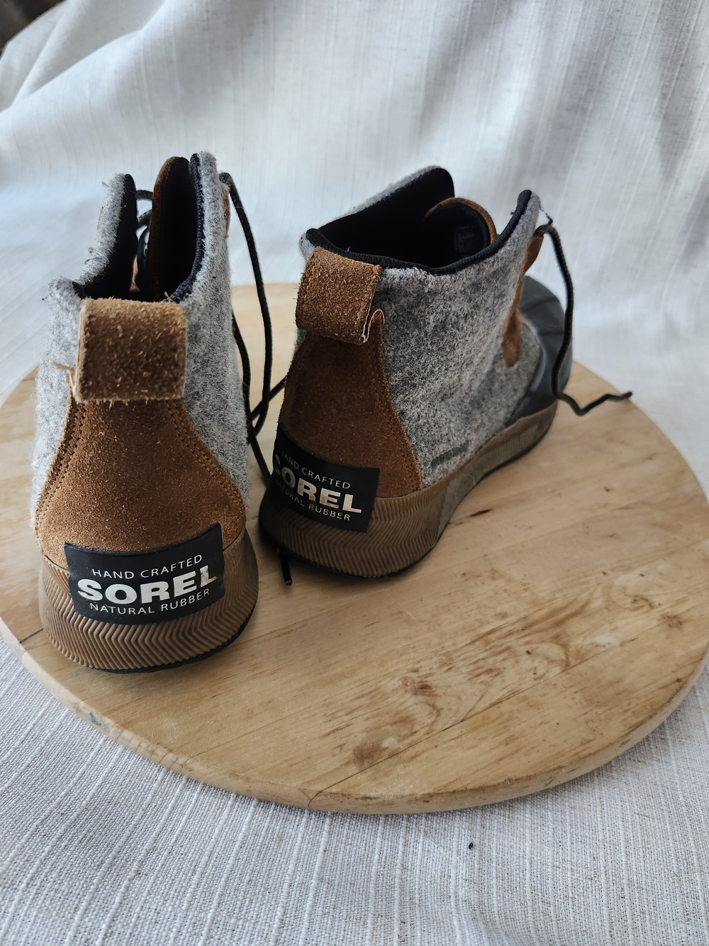 SOREL Gray & Brown Casual Waterproof Chukka Boots
